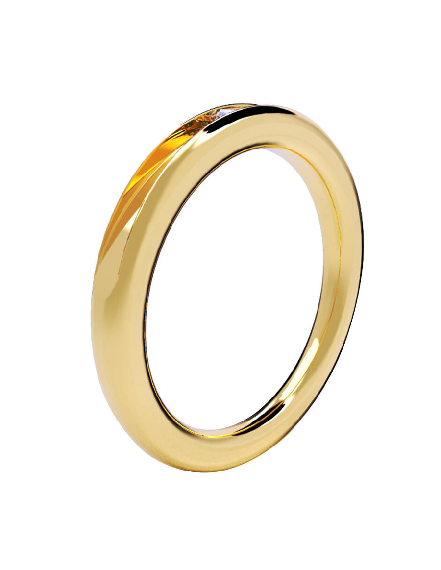 ANILLO DE ORO CON CIRCONIA