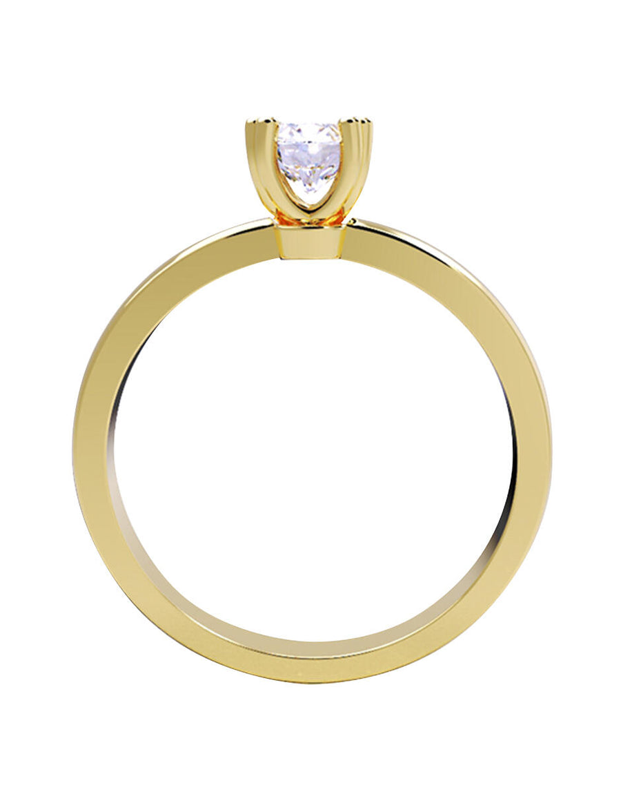 ANILLO DE ORO CON CIRCONIA