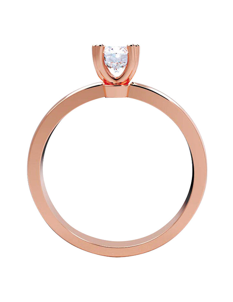 ANILLO DE ORO CON CIRCONIA