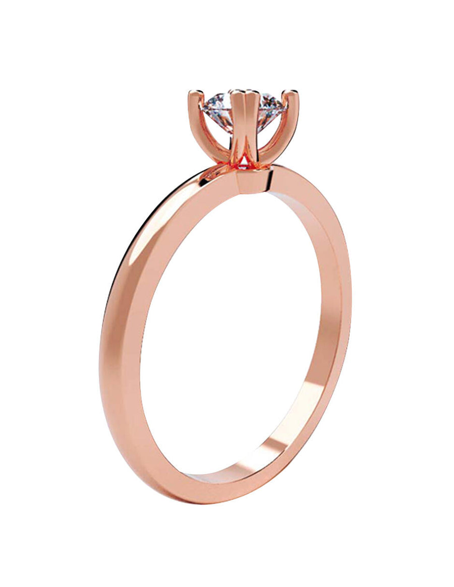 ANILLO DE ORO CON CIRCONIA