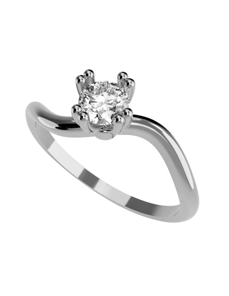 ANILLO DE ORO CON CIRCONIA