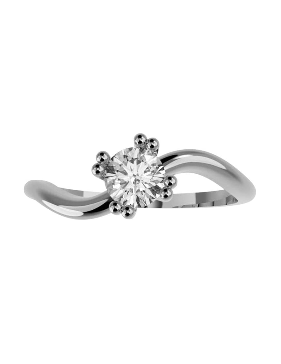 ANILLO DE ORO CON CIRCONIA
