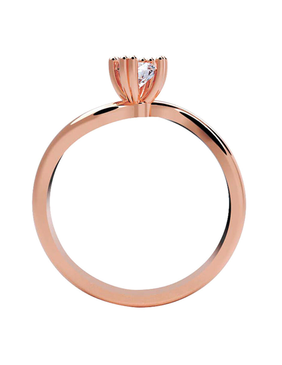 ANILLO DE ORO CON CIRCONIA