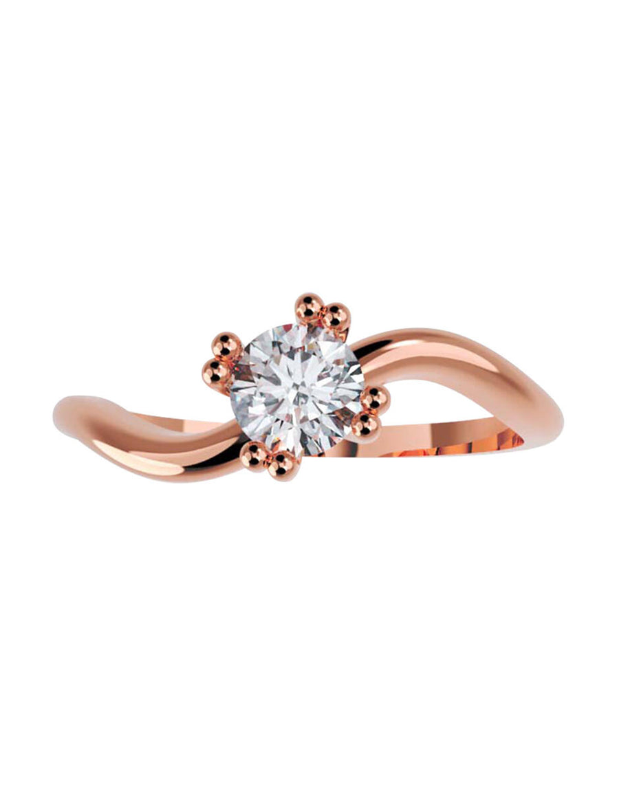 ANILLO DE ORO CON CIRCONIA