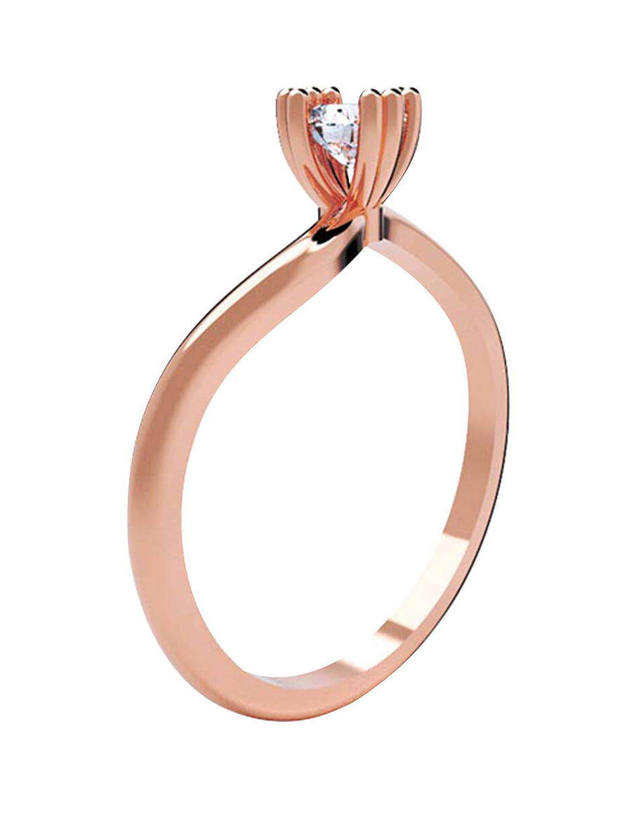 ANILLO DE ORO CON CIRCONIA