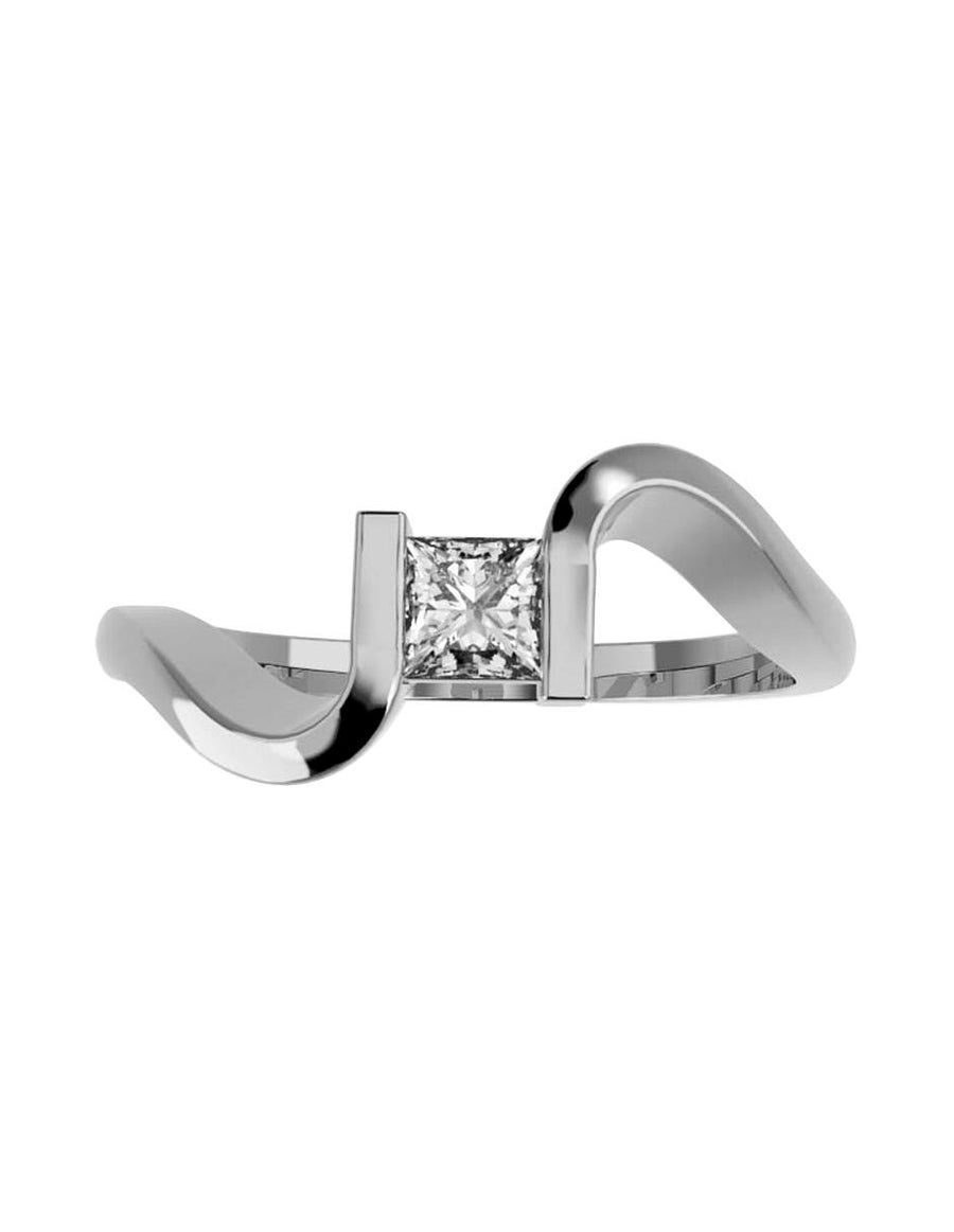 ANILLO DE ORO CON CIRCONIA