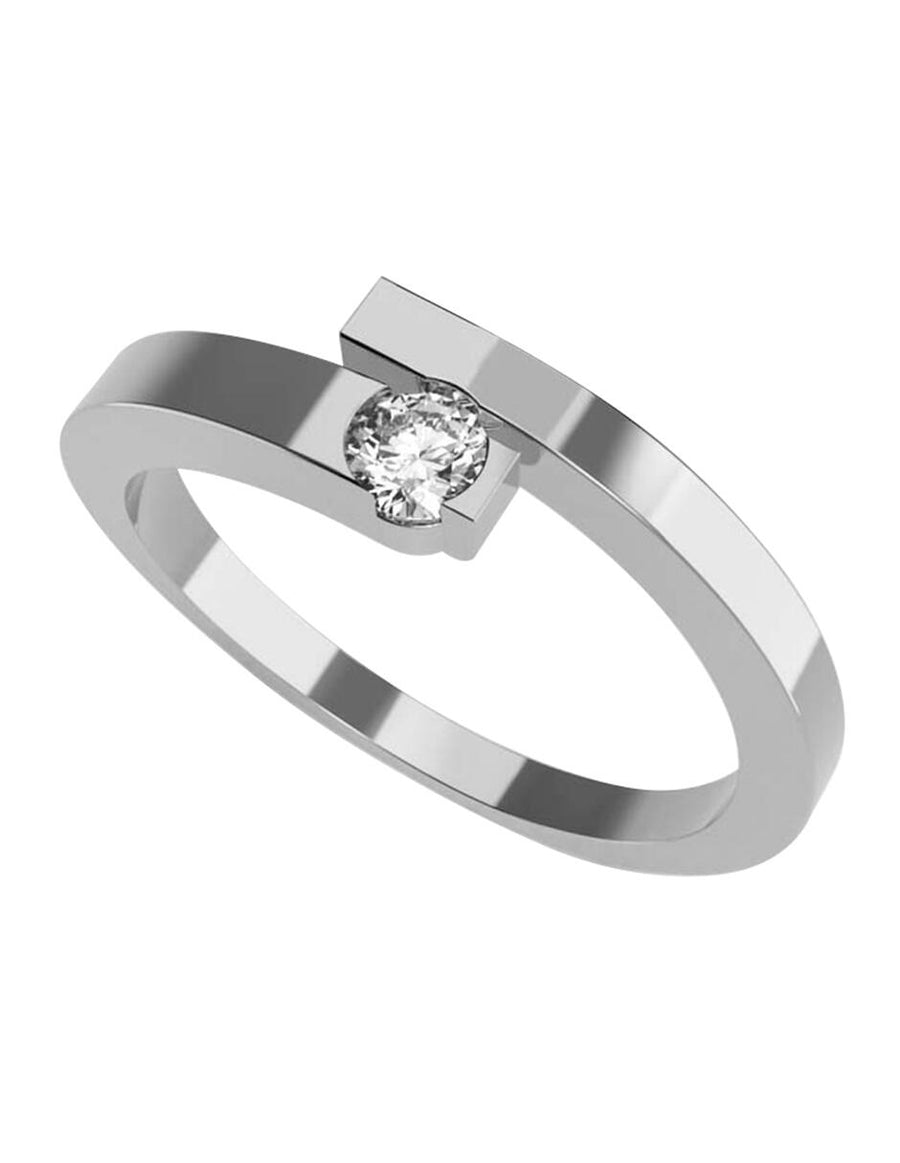 ANILLO DE ORO CON CIRCONIA