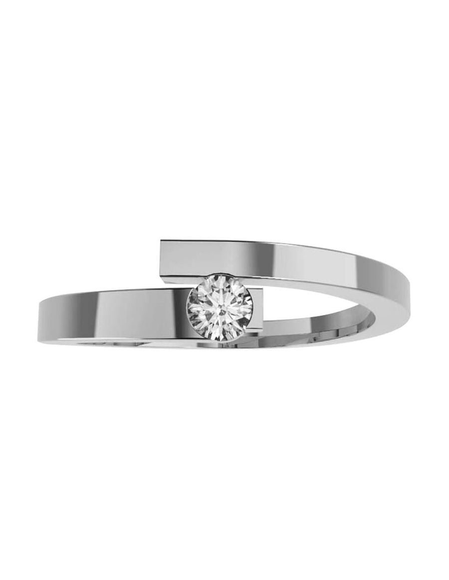ANILLO DE ORO CON CIRCONIA