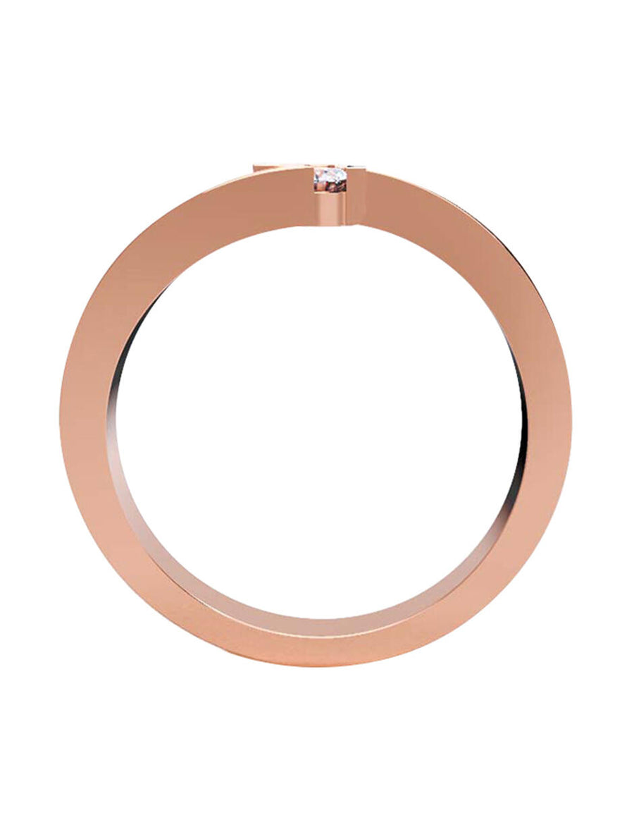 ANILLO DE ORO CON CIRCONIA