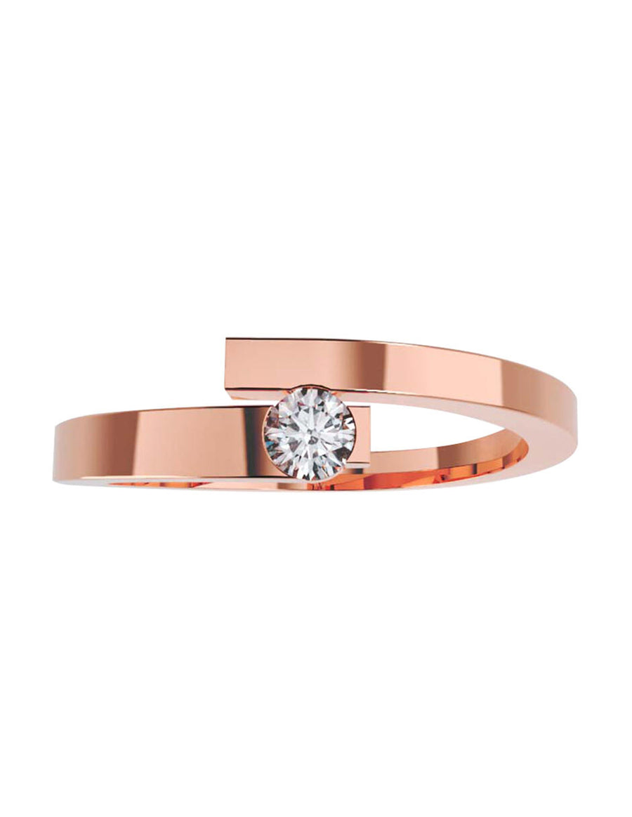 ANILLO DE ORO CON CIRCONIA