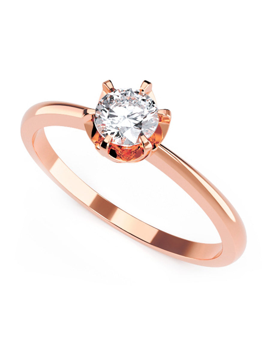 ANILLO DE ORO CON CIRCONIA