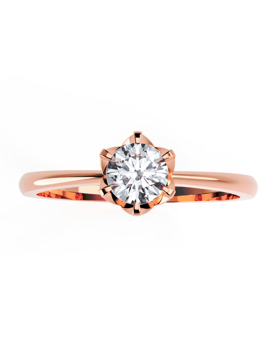 ANILLO DE ORO CON CIRCONIA