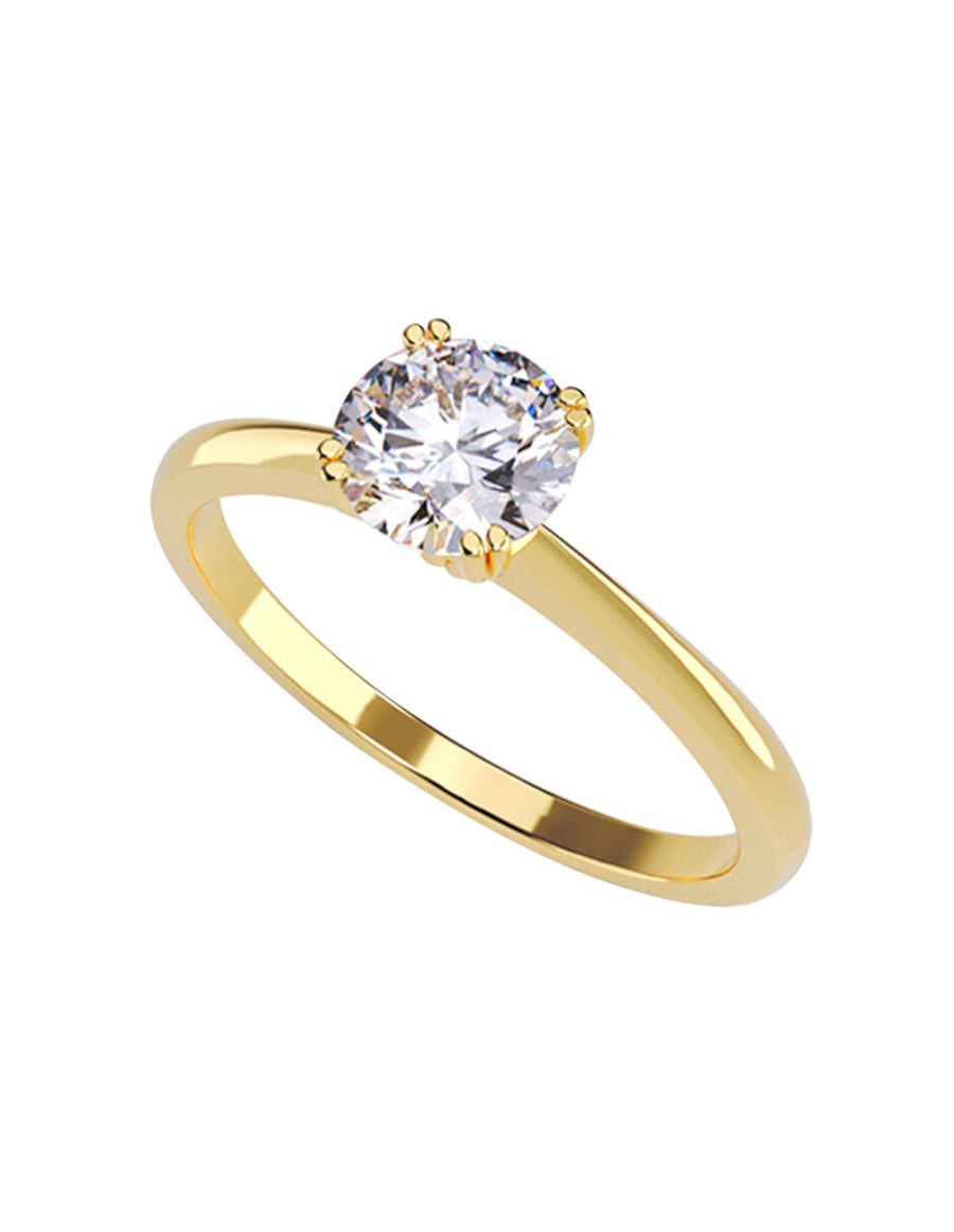 ANILLO DE ORO CON CIRCONIA