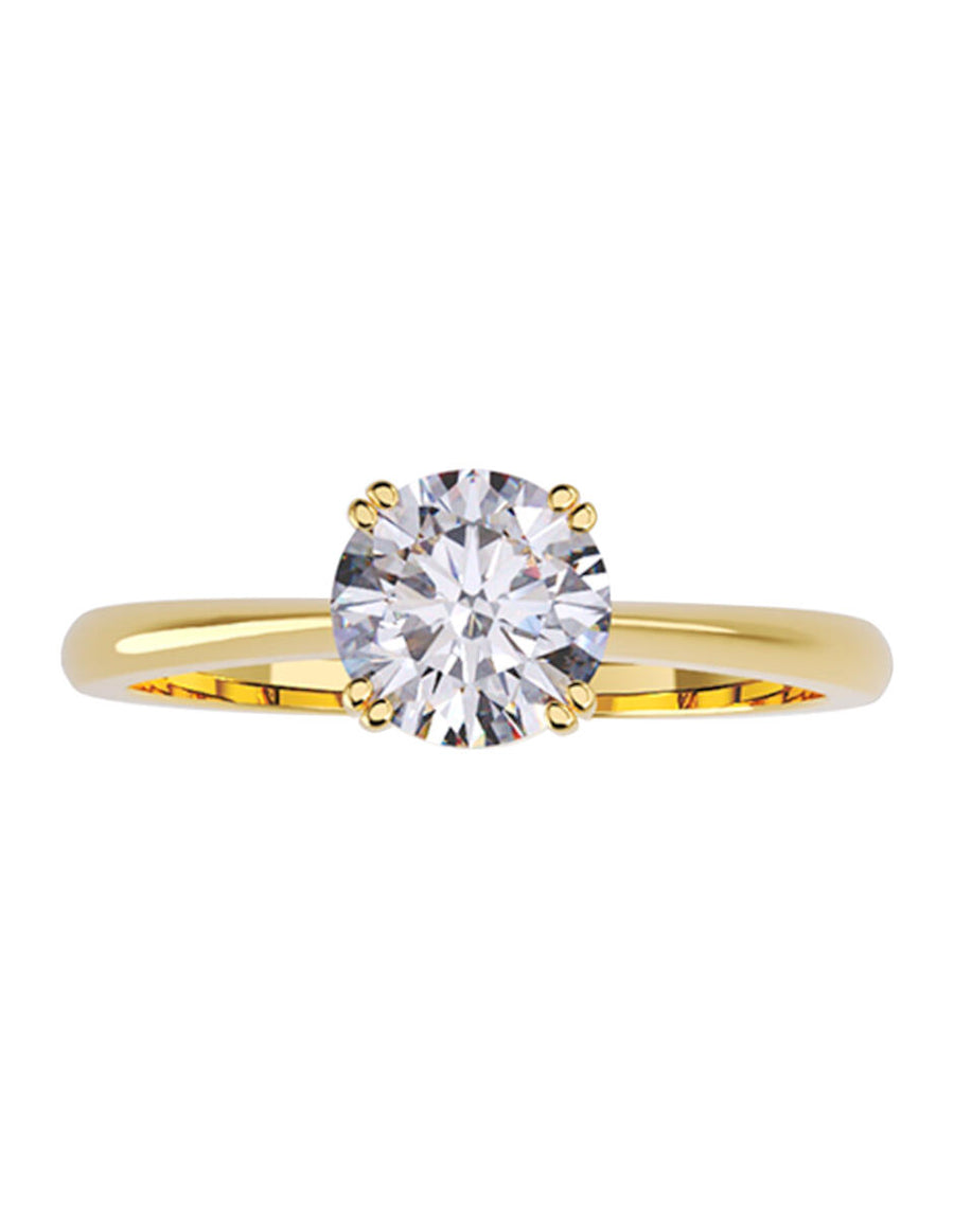 ANILLO DE ORO CON CIRCONIA