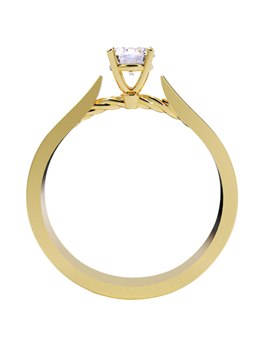 ANILLO DE ORO CON CIRCONIA