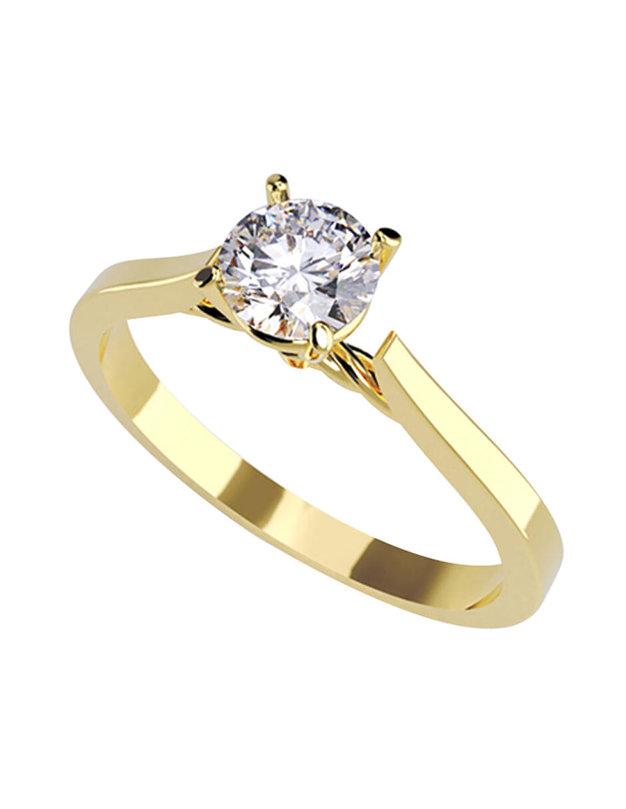 ANILLO DE ORO CON CIRCONIA