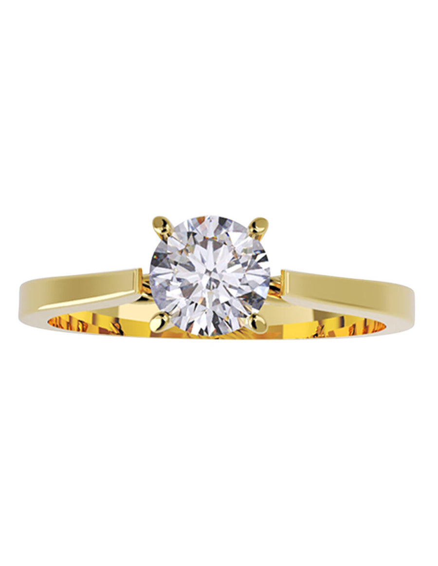 ANILLO DE ORO CON CIRCONIA