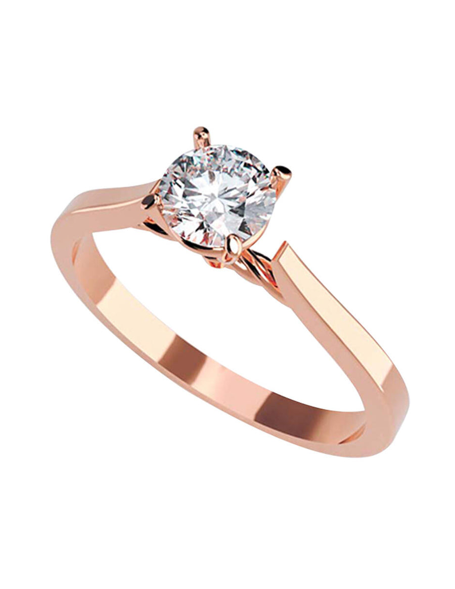 ANILLO DE ORO CON CIRCONIA