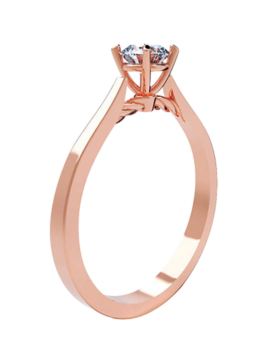 ANILLO DE ORO CON CIRCONIA
