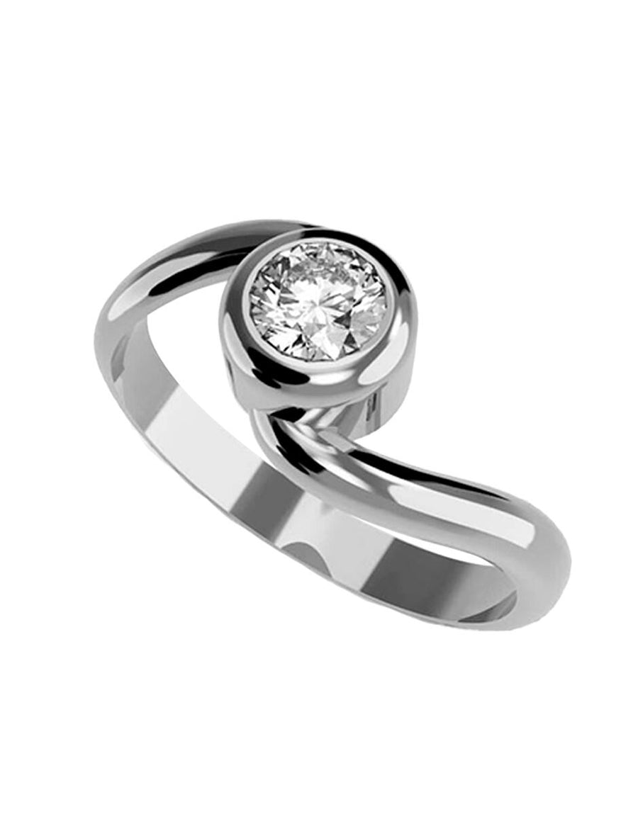 ANILLO DE ORO CON CIRCONIA