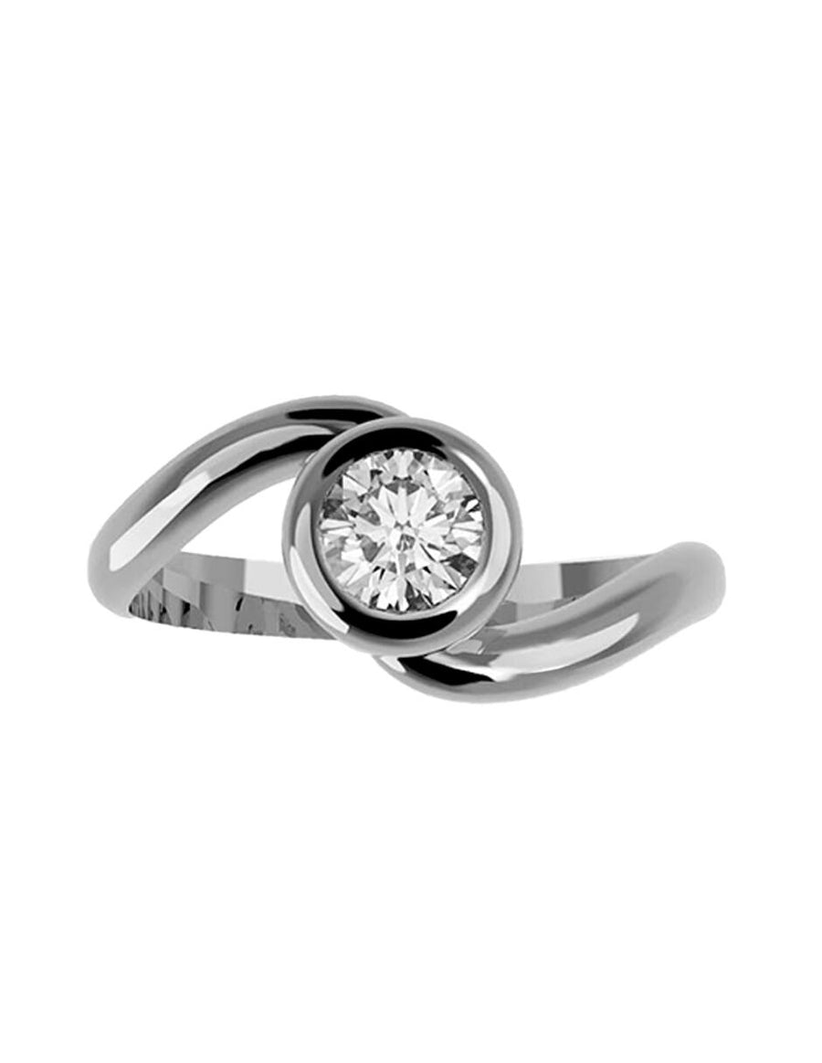ANILLO DE ORO CON CIRCONIA