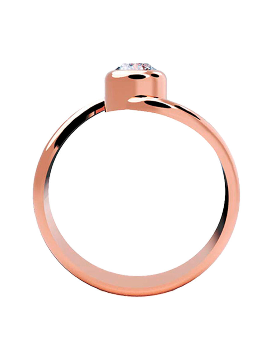 ANILLO DE ORO CON CIRCONIA