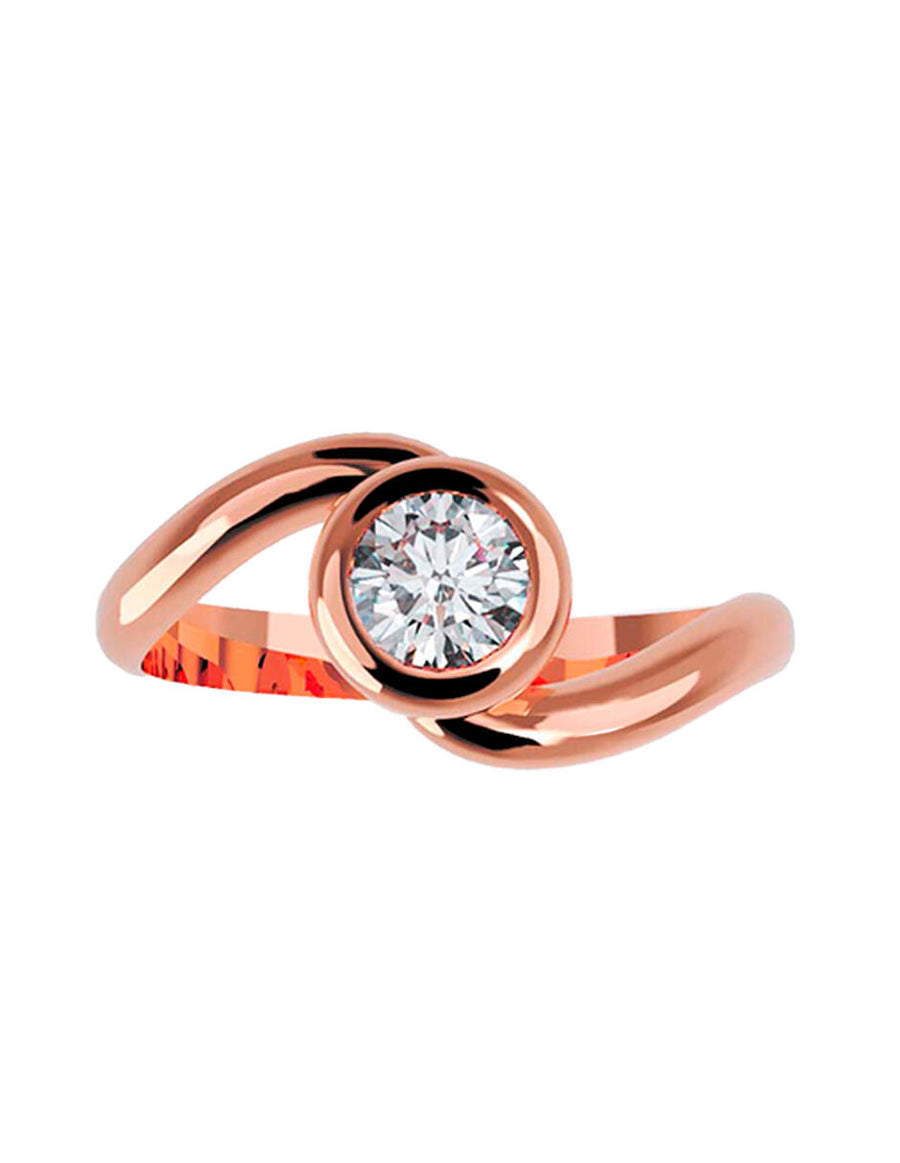 ANILLO DE ORO CON CIRCONIA