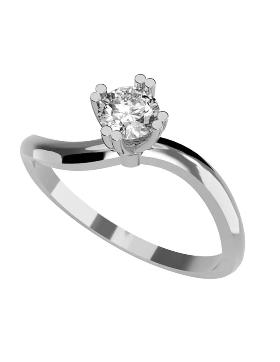 ANILLO DE ORO CON CIRCONIA