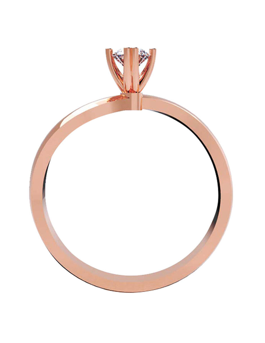 ANILLO DE ORO CON CIRCONIA