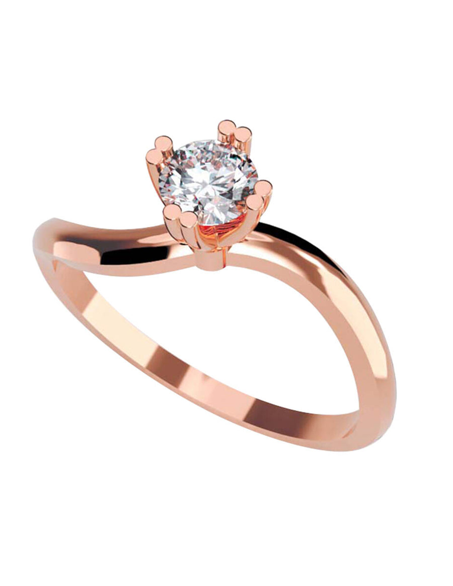 ANILLO DE ORO CON CIRCONIA