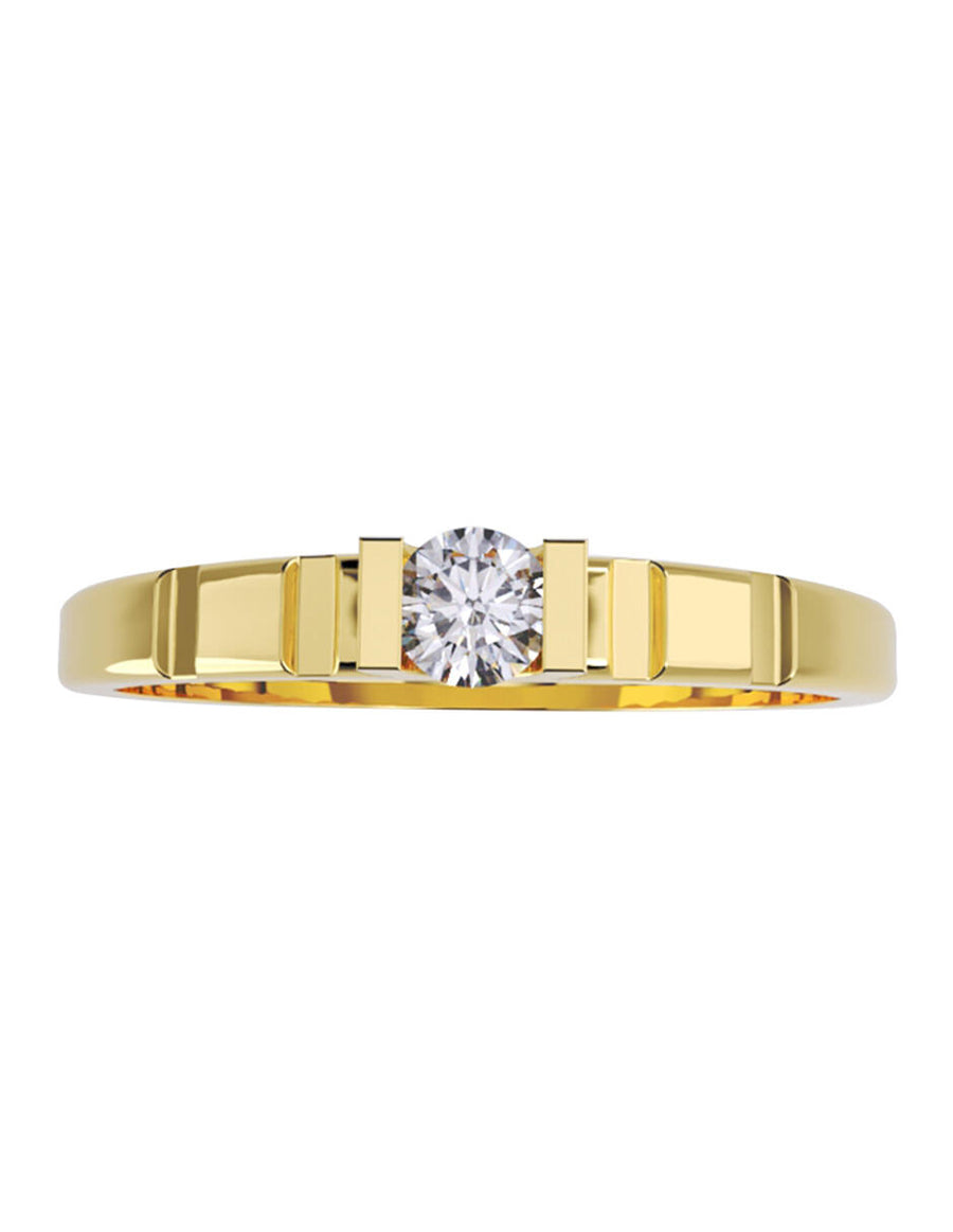 ANILLO DE ORO CON CIRCONIA