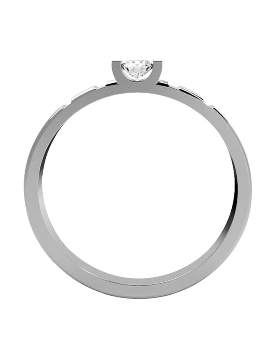 ANILLO DE ORO CON CIRCONIA