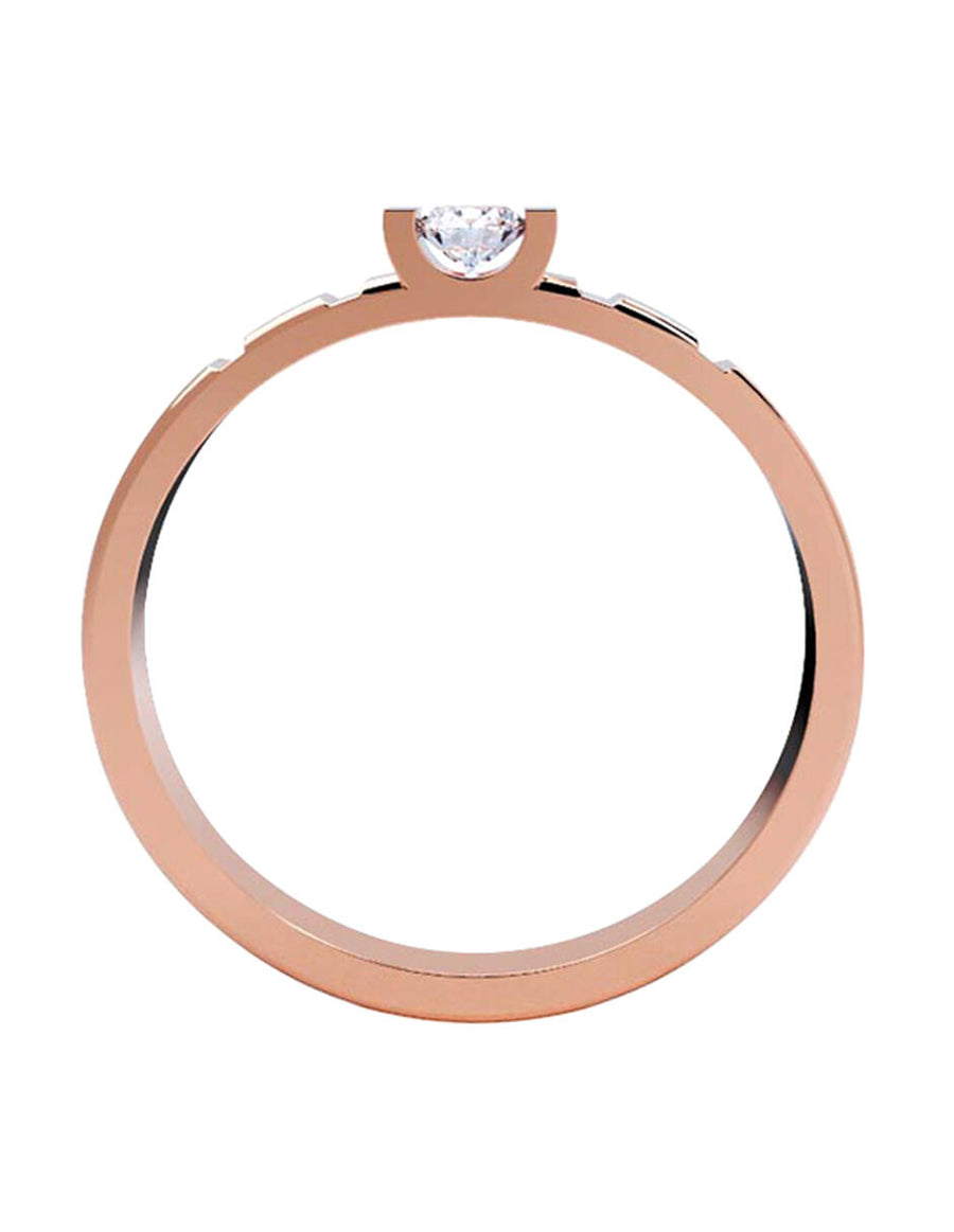 ANILLO DE ORO CON CIRCONIA
