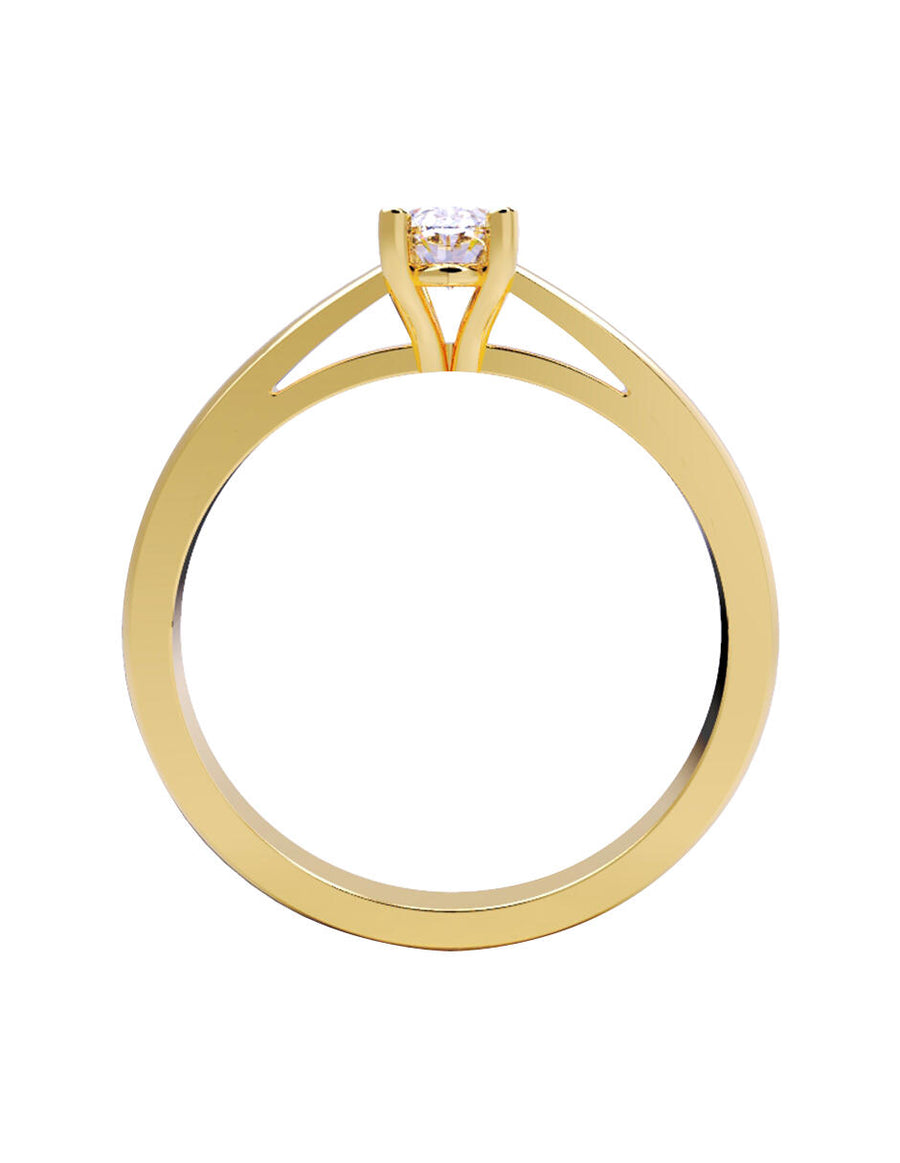 ANILLO DE ORO CON CIRCONIA