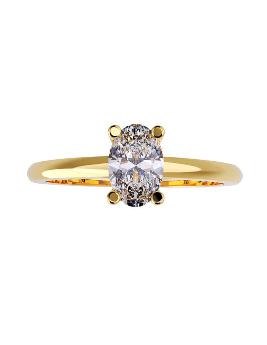 ANILLO DE ORO CON CIRCONIA