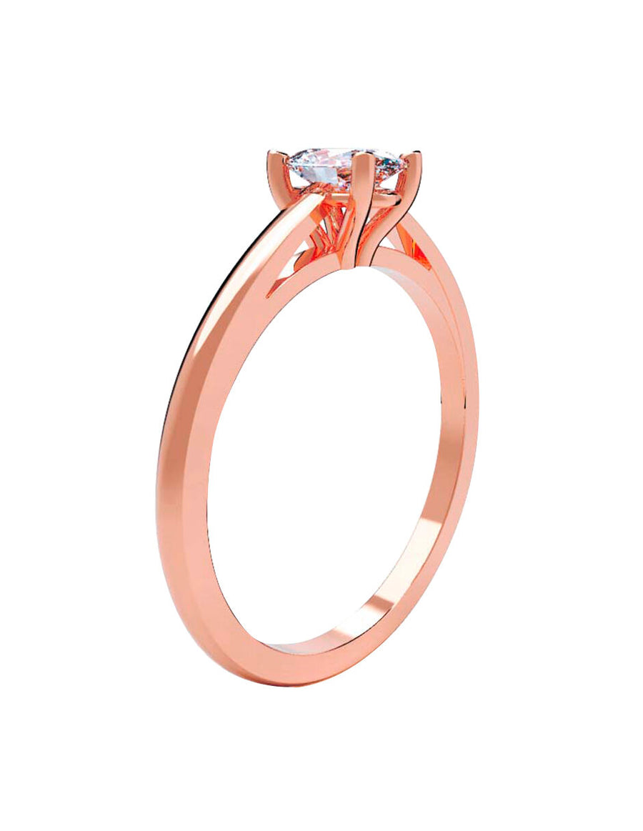 ANILLO DE ORO CON CIRCONIA