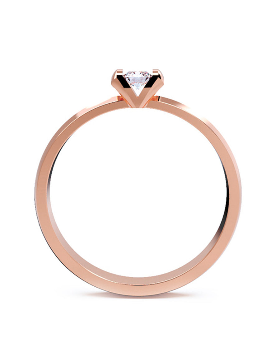 ANILLO DE ORO CON CIRCONIA