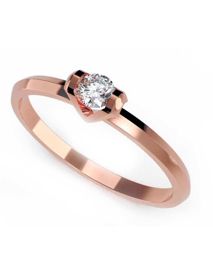 ANILLO DE ORO CON CIRCONIA
