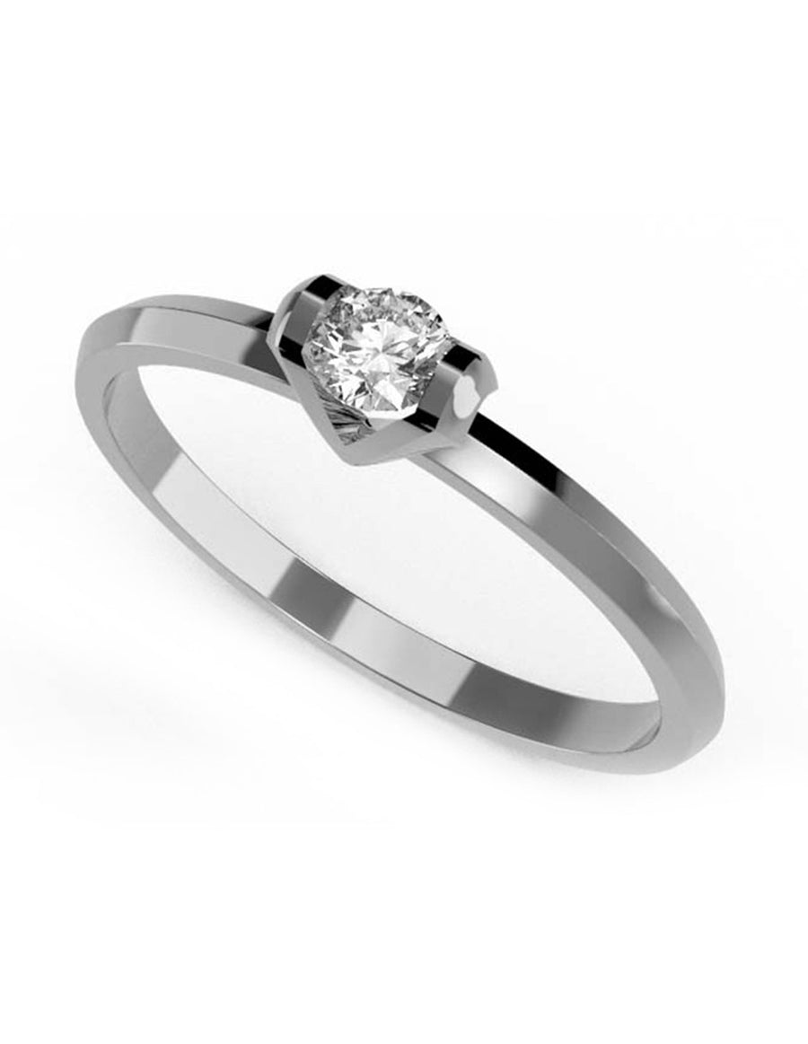 ANILLO DE ORO CON CIRCONIA