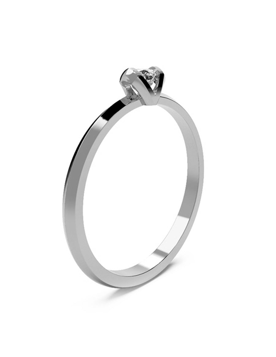 ANILLO DE ORO CON CIRCONIA