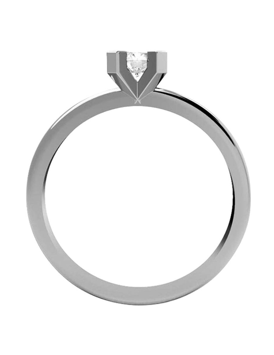 ANILLO DE ORO CON CIRCONIA