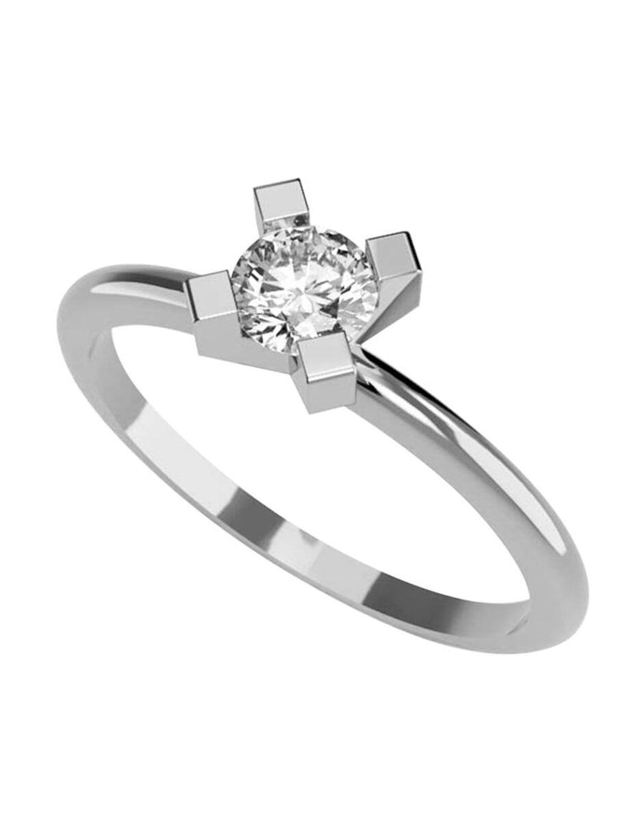 ANILLO DE ORO CON CIRCONIA
