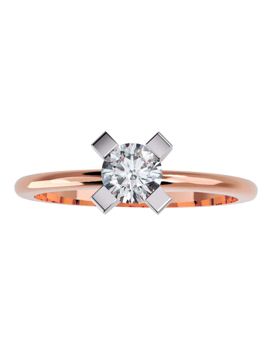 ANILLO DE ORO CON CIRCONIA