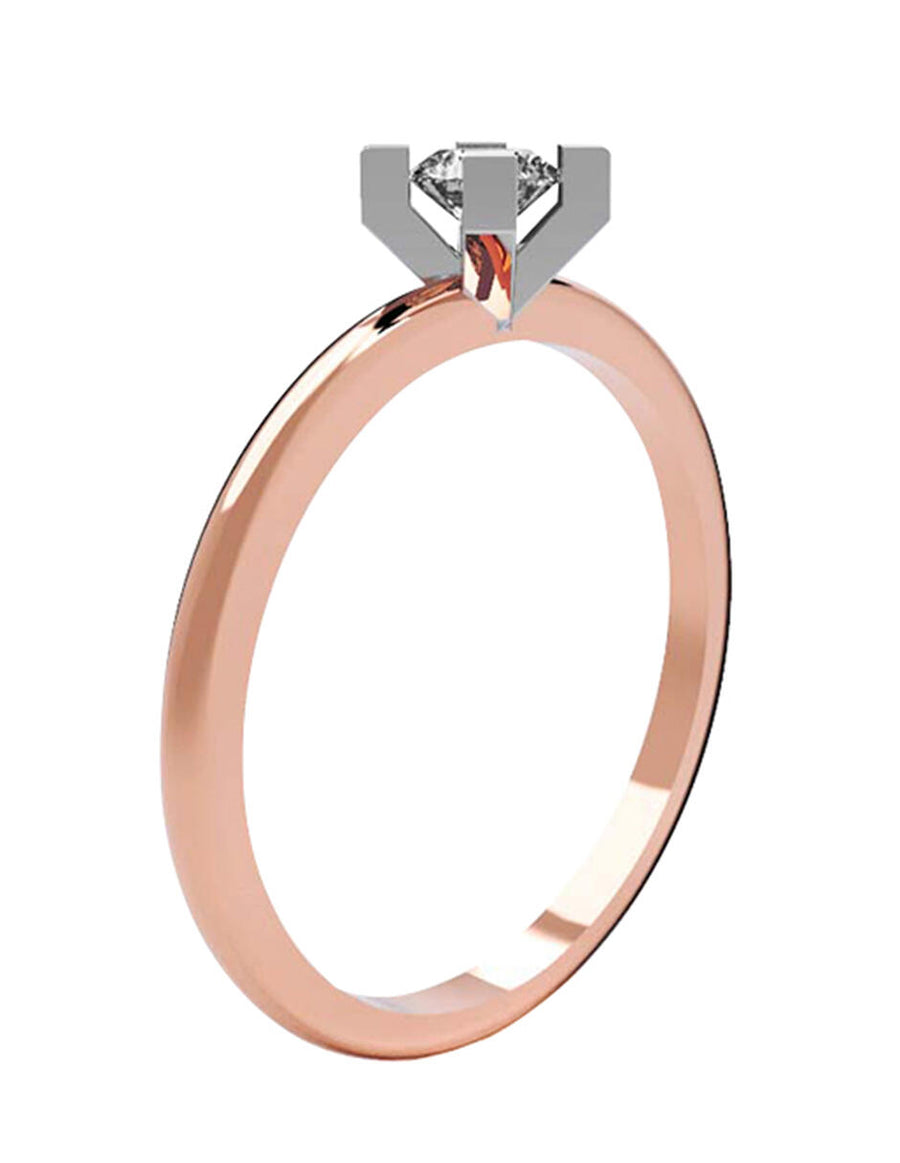 ANILLO DE ORO CON CIRCONIA