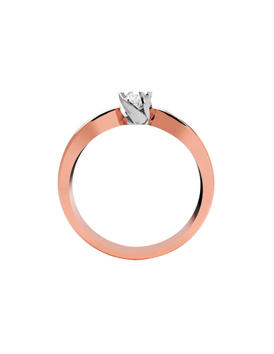 ANILLO DE ORO CON CIRCONIA
