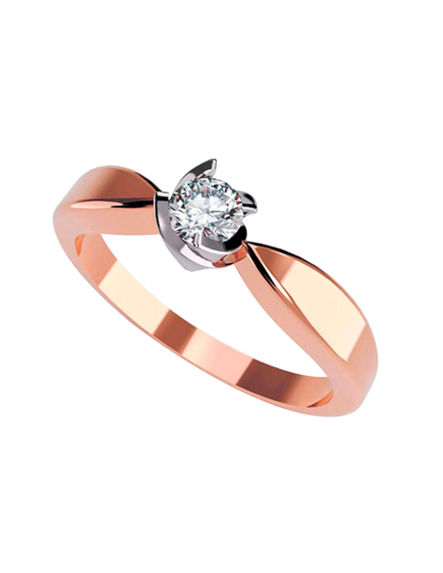 ANILLO DE ORO CON CIRCONIA