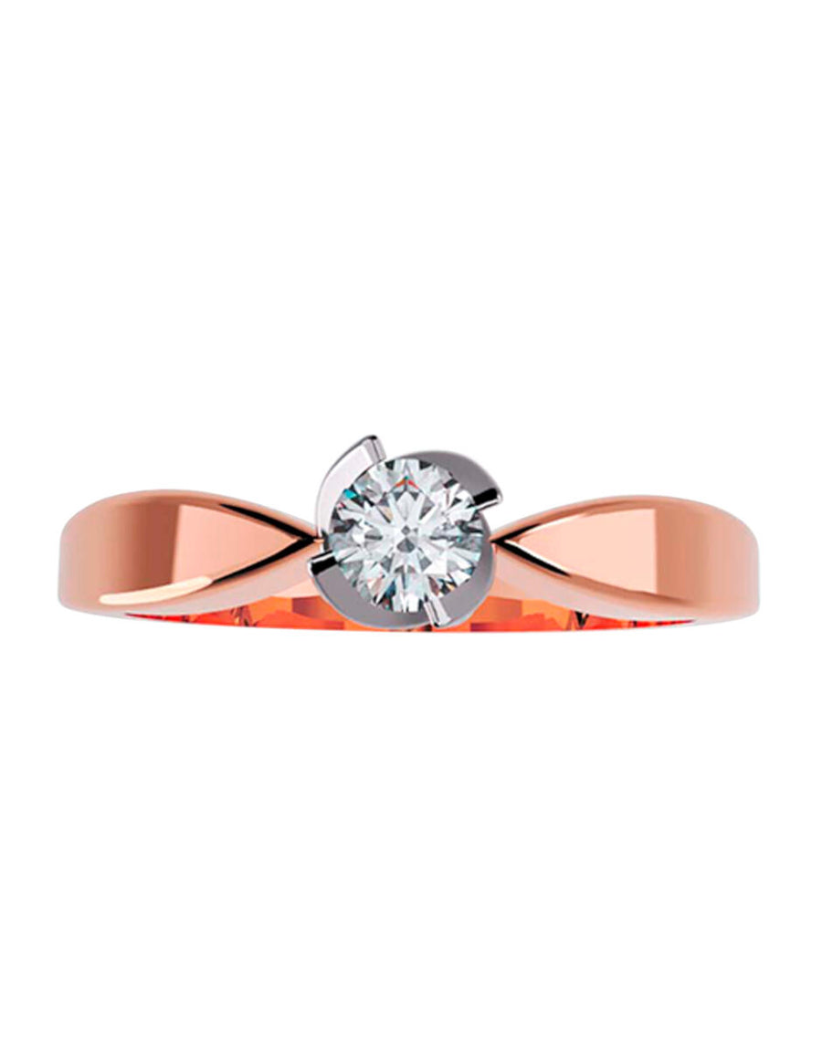 ANILLO DE ORO CON CIRCONIA
