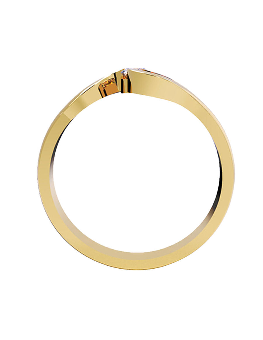 ANILLO DE ORO CON CIRCONIA