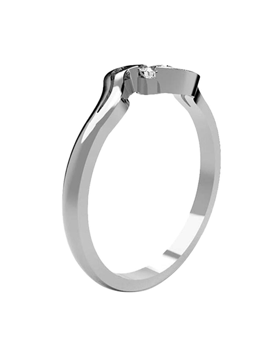 ANILLO DE ORO CON CIRCONIA