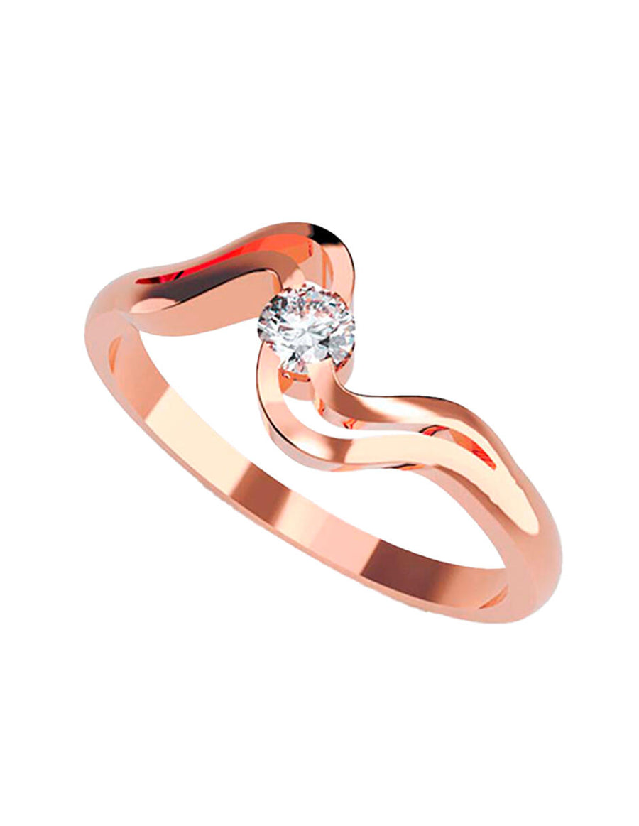 ANILLO DE ORO CON CIRCONIA